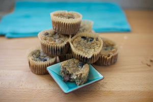 Nutrient Dense Blueberry Chocolate Chip Banana Muffins (Gluten Free!)